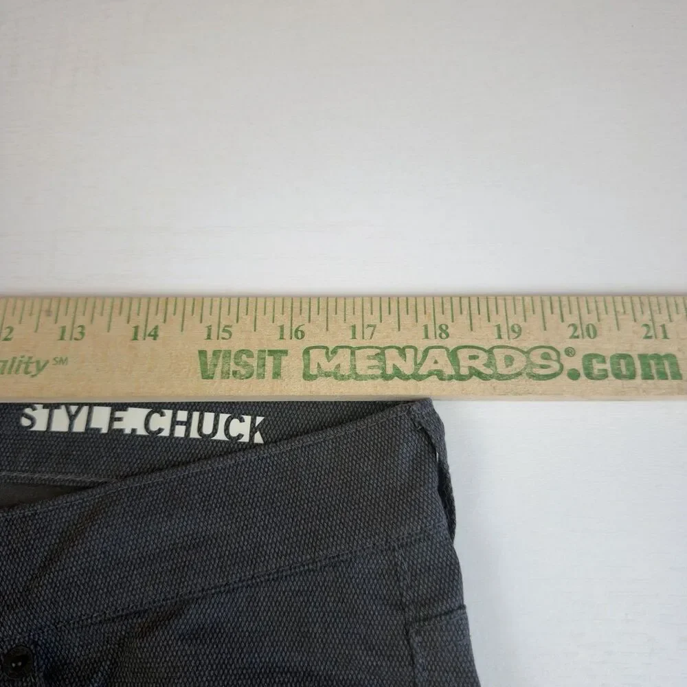 Brax Chuck Pants Stretch Mens 36W 34L Black Chino Straight Woo, Look